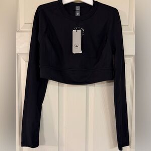 NWT Adidas Stella McCartney TST Crop Top Black Size Large